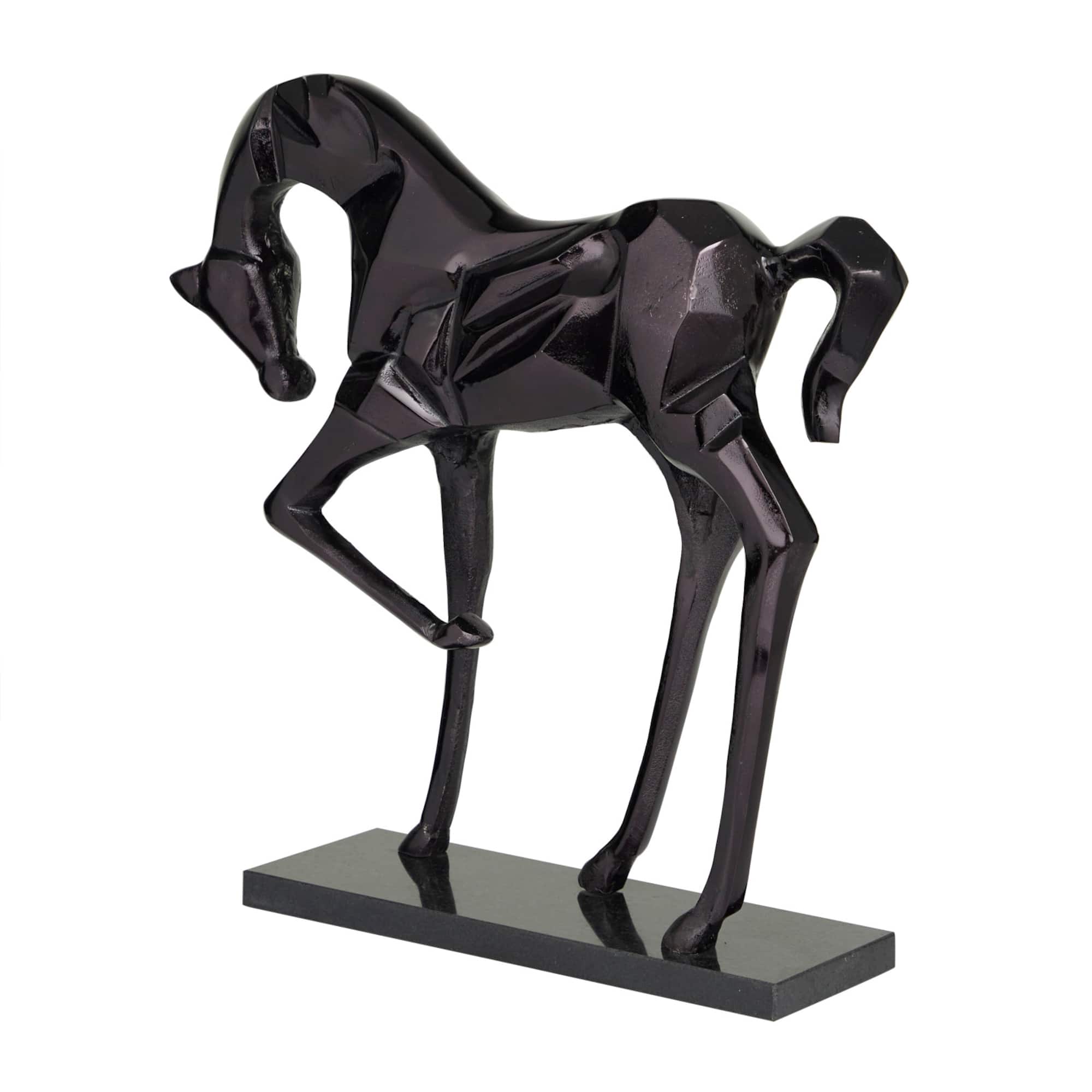 19" Aluminum Horse Sculpture